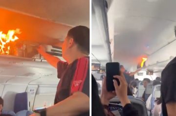 Bateria de lítio provoca incêndio em voo da Air China e avião faz pouso de emergência